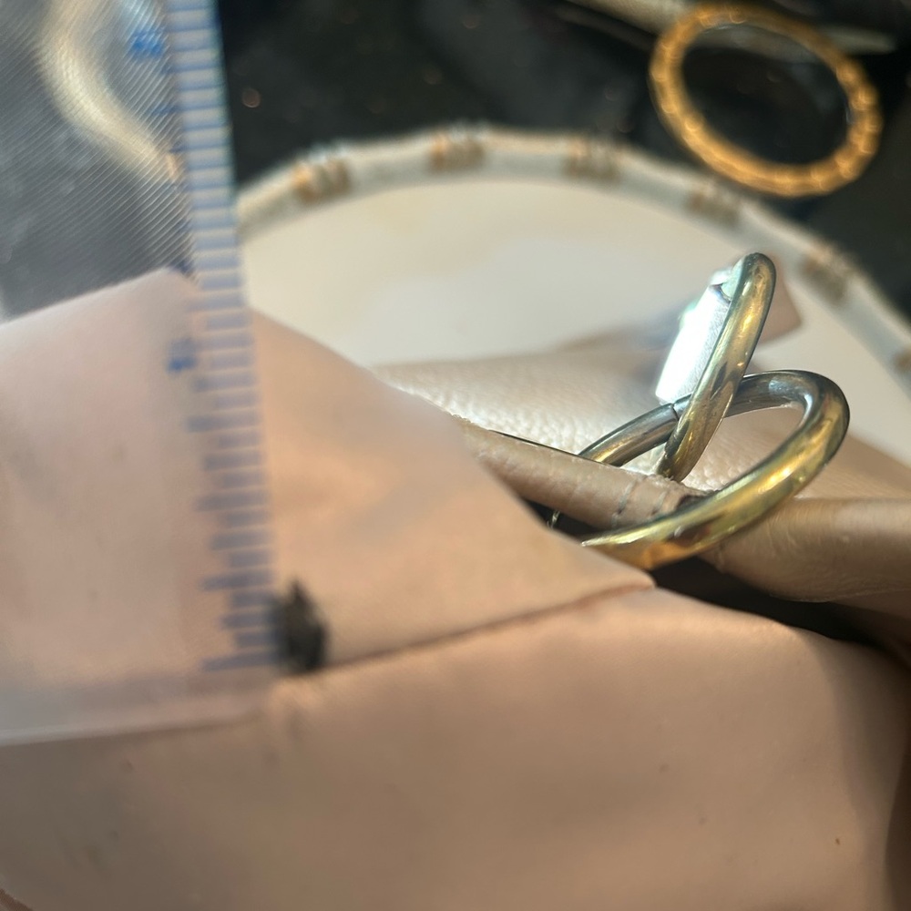Coach Penelope Bucket Bag with two Exterior Pockets Neutral Pearlized Champagne - Picture 8 of 8